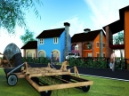 Vicinanze Fidenza Porzione di trifamigliare con giardino
